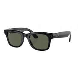 Умные очки Ray-Ban Meta* WayFarer (RW4006) Shiny Black/G15 Green 50мм(М), gen 1